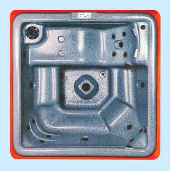 Top view of the Grizzly spa